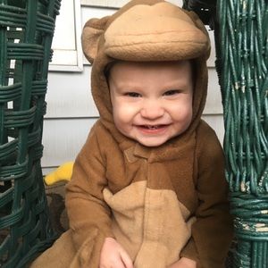 1-2 year old monkey costume